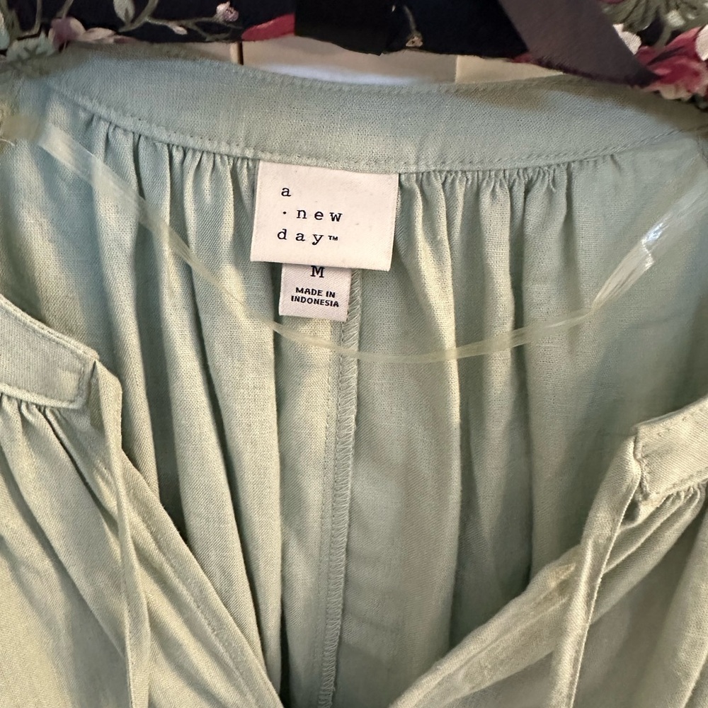 A New Day Mint Green Top